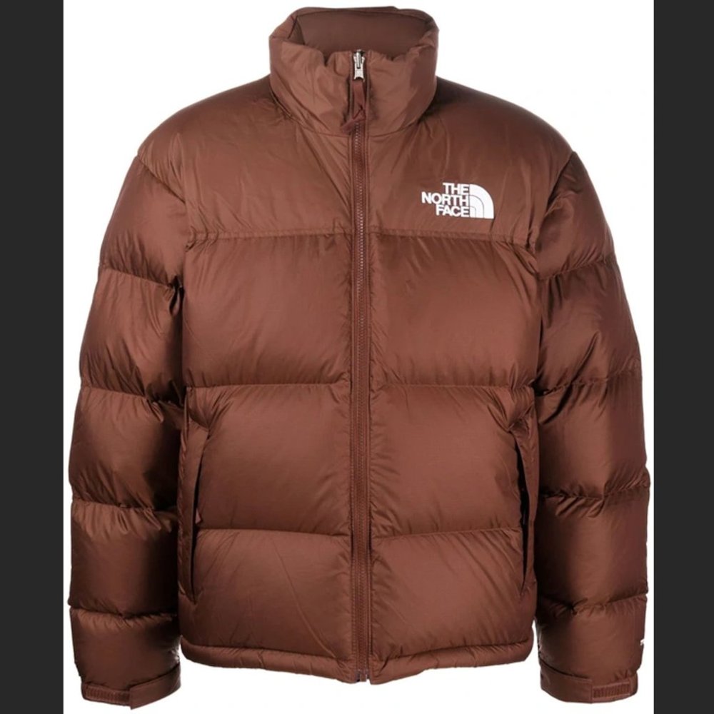 Men's North Face Nuptse "Retro" Down Jacket in "Dark Oak"